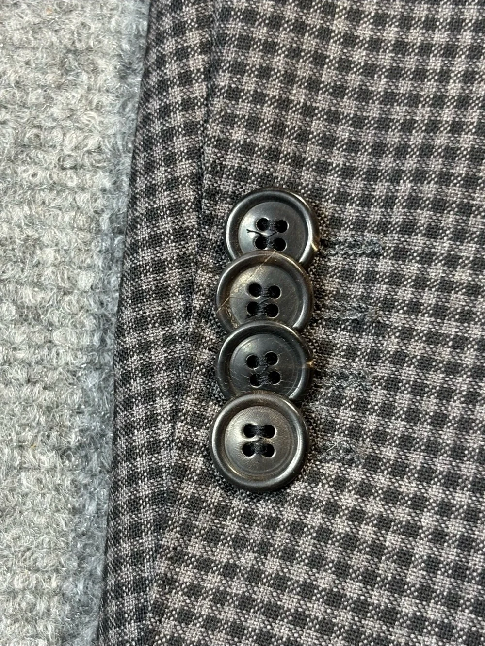 HUGO BOSS The James Sport Coat Jacket Men's 38R Brown-Gray Check Lightweight